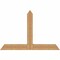 Ekena Millwork Portland Timber Gable Bracket, Western Red Cedar, 60"W x 40"H x 5 1/2"D x 5 1/2"F, 16/12 Pitch GBW060X40X0606POR00SWR - alternate 1